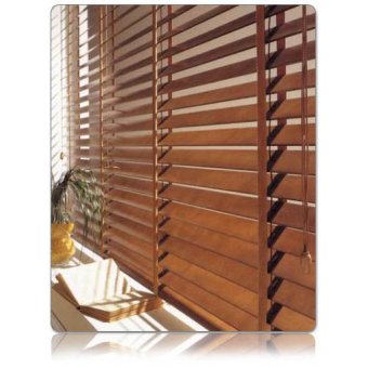 Persiana Veneciana de Madera Natural